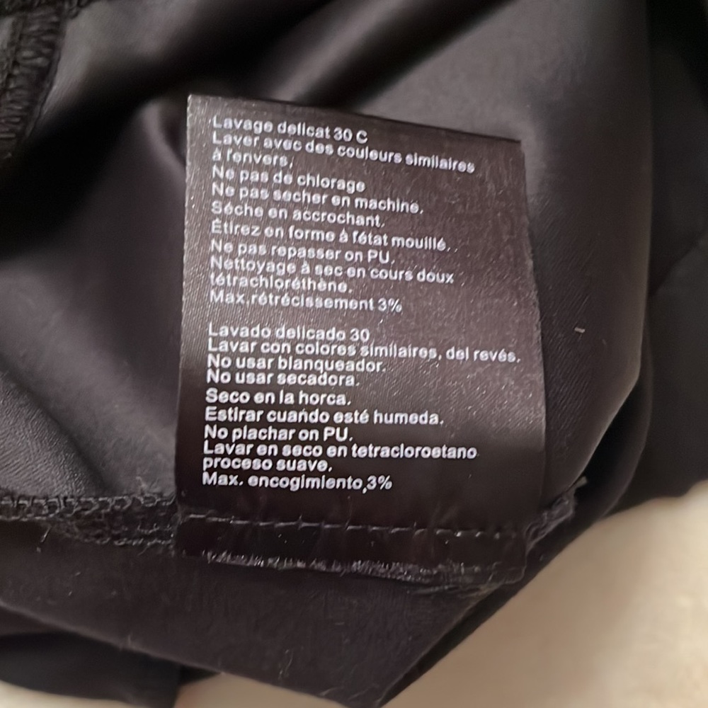 NU Denmark Black Faux Leather Pants Size M - Picture 9 of 9